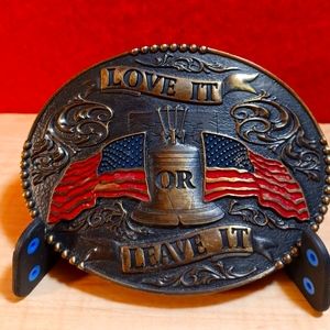 Love it or leave it belt buckle